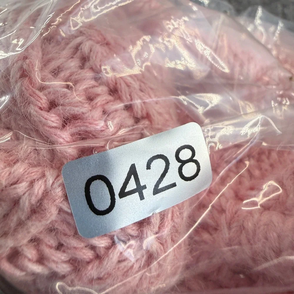 Aeropostale Pink Cable Knit Hooded Babydoll Sweater V-Neck Y2K Small 0428